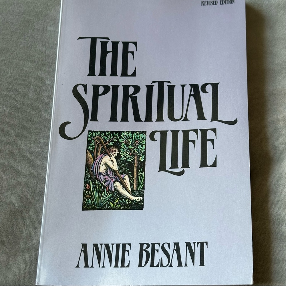 The Spiritual Life by Annie Besant Paperback Book